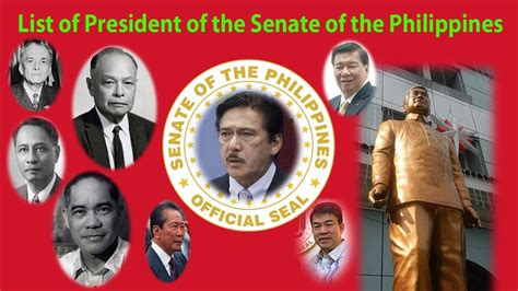list of senate president of the philippines|Composition of the Senate .